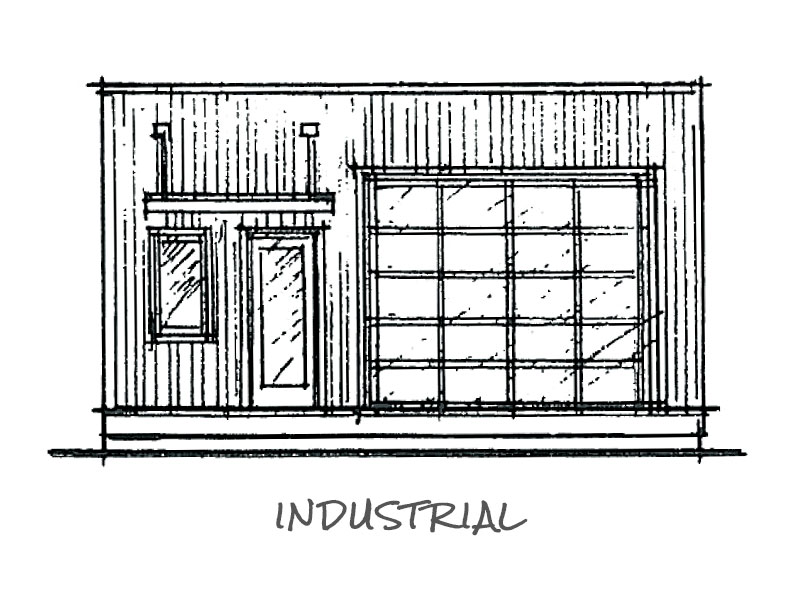 Timberland Homes Industrial Elevation Timberland Homes Industrial Elevation