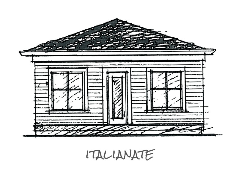 Timberland Homes Italianate Elevation Timberland Homes Italianate Elevation